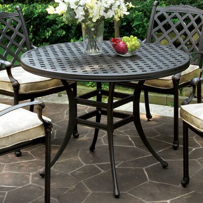 table patio tile inserts kipling dining metal